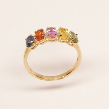 9ct Gold Sapphire Ring